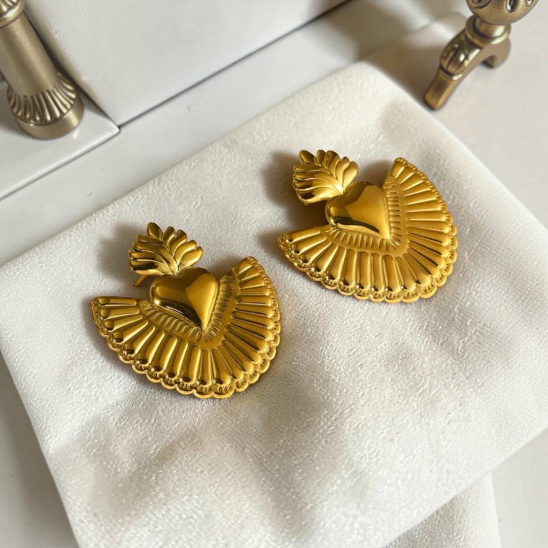 The Corazón Sagrado Studs