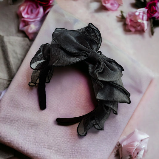 Black Coquette Headband