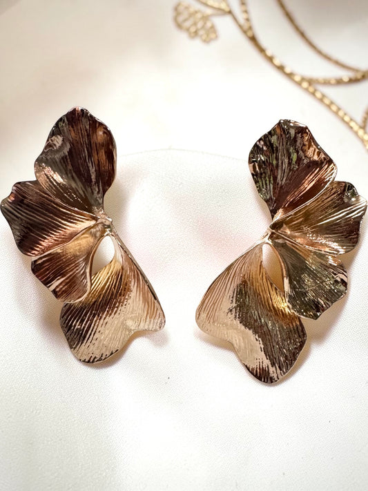 Gold Muse Statement Earrings