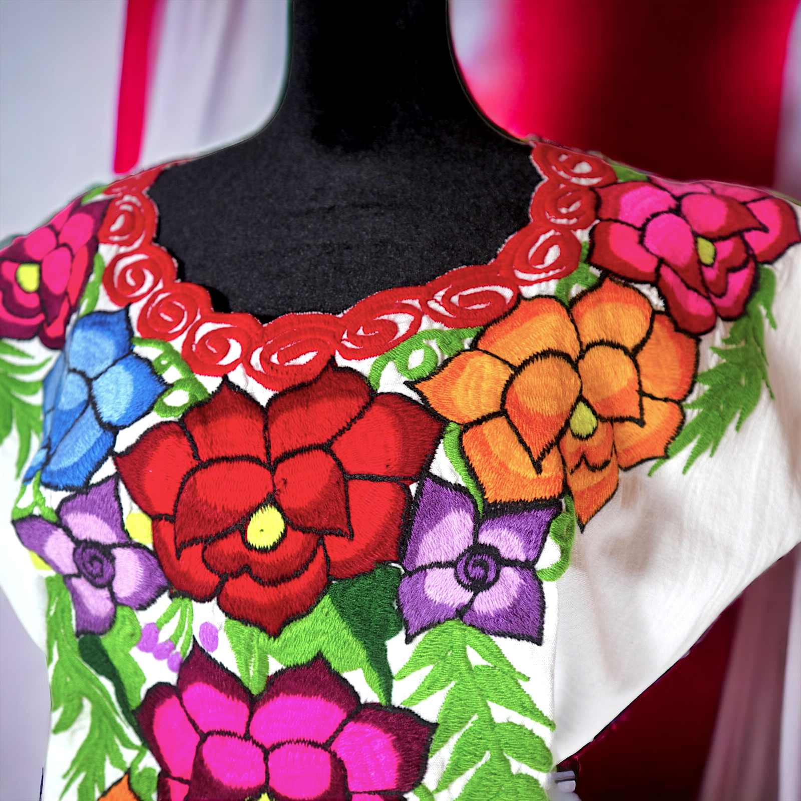 Mexican kimono Embroidered Dress Corazoncito Style Boutique Mexican kimono Embroidered Dress Corazoncito Style Boutique