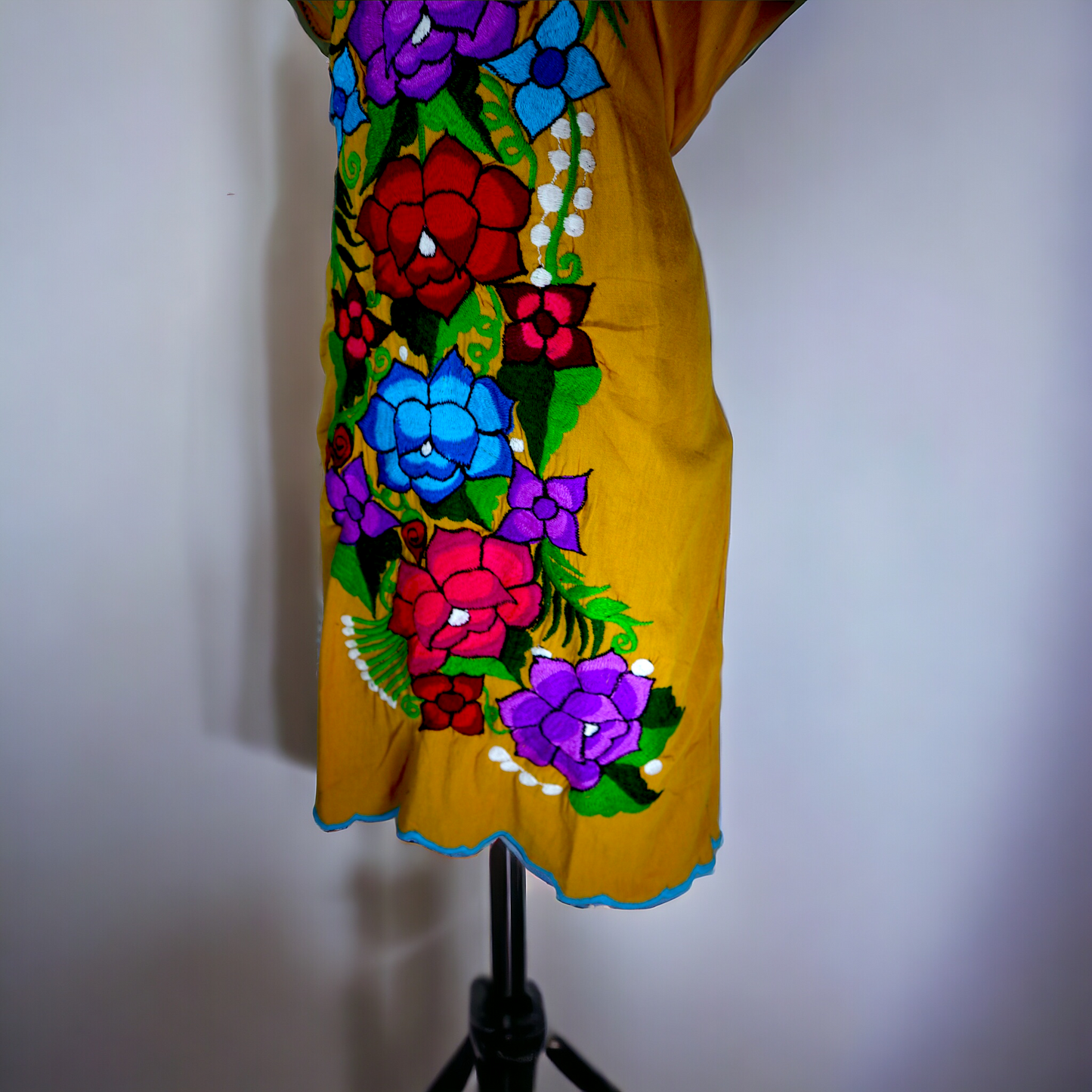 Mexican kimono Embroidered Dress